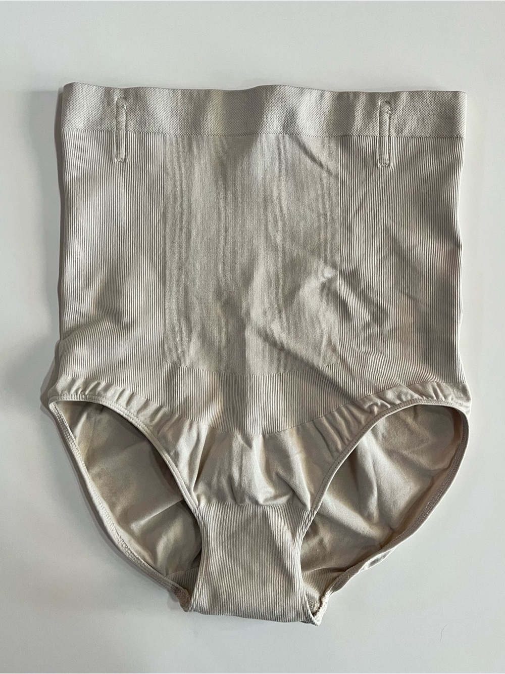Shapermint High-Waist Shaping Shorts Beige Tan, size XL
